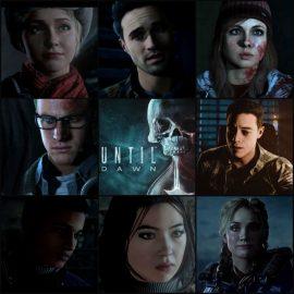 Главные герои из игры Until Dawn