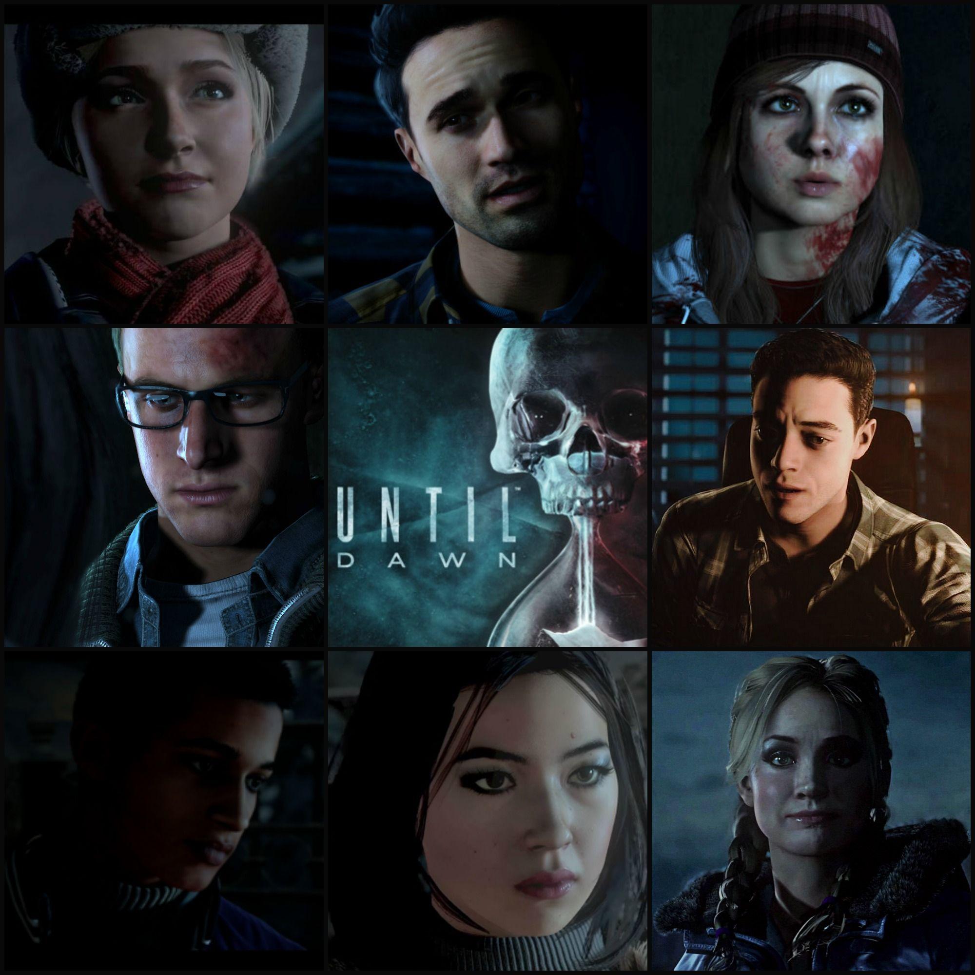 Главные герои из игры Until Dawn - CyberShara