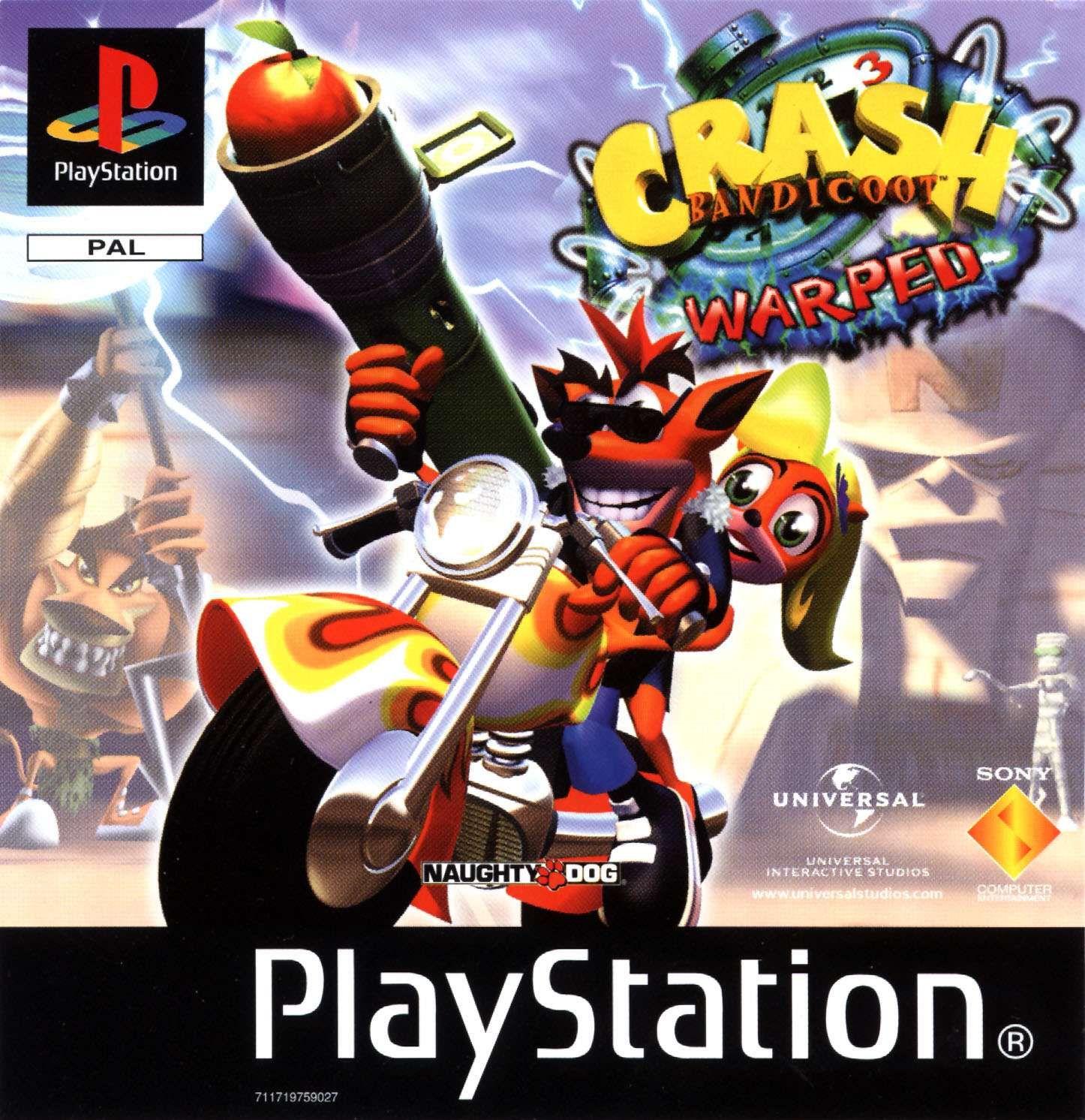 Crash Bandicoot 3 - Warped [США] [RUS] PSX ISO - CyberShara