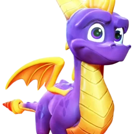 Дракончик Спайро из оригинальной Трилогии Spyro the Dragon и других игр.