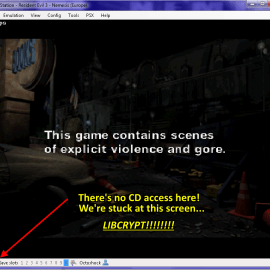 Загрузка файлов SBI для игр PSX, защищенных LibCrypt